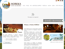 Tablet Screenshot of hotelhoreka.pl